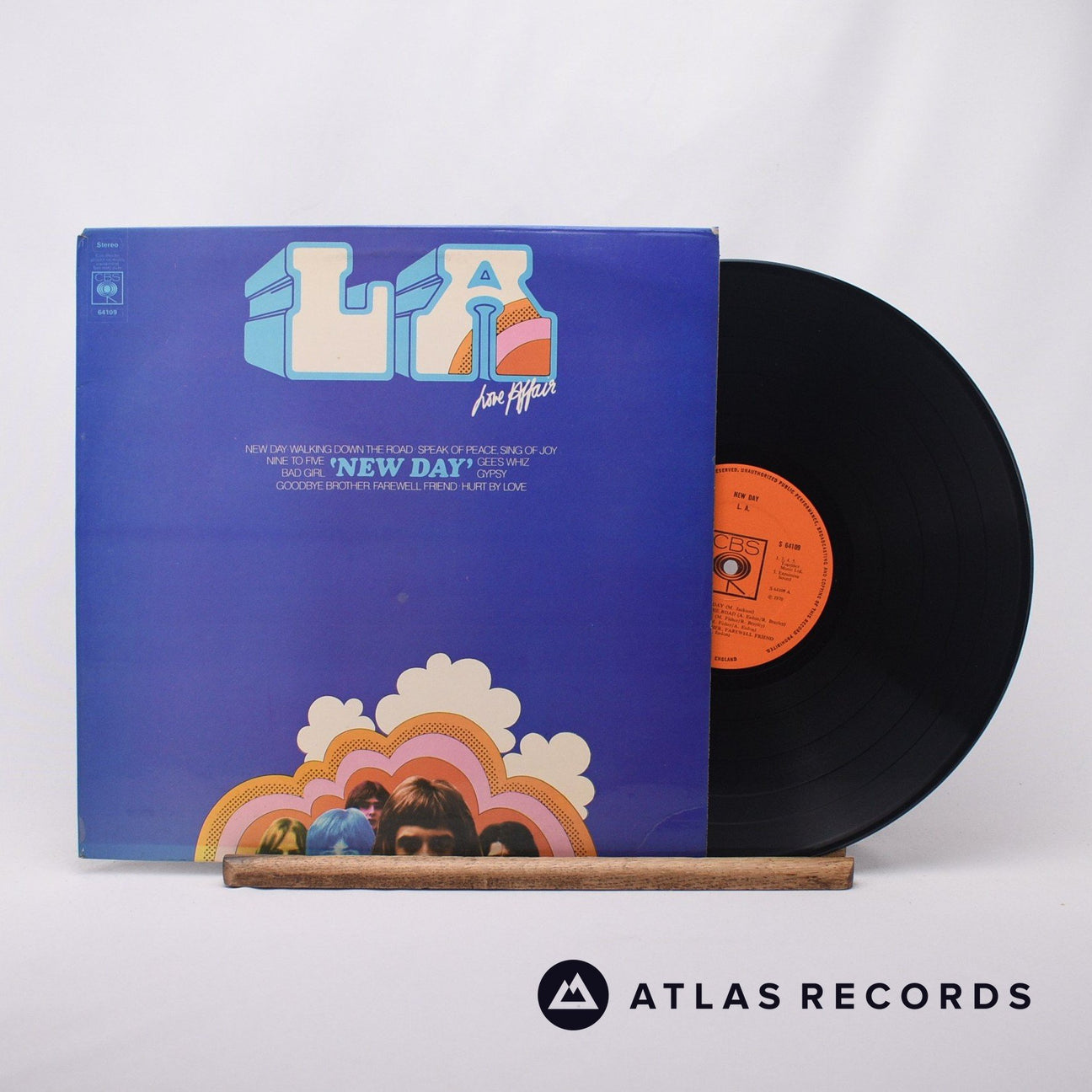 The Love Affair New Day LP Vinyl Record - Front Cover & Record