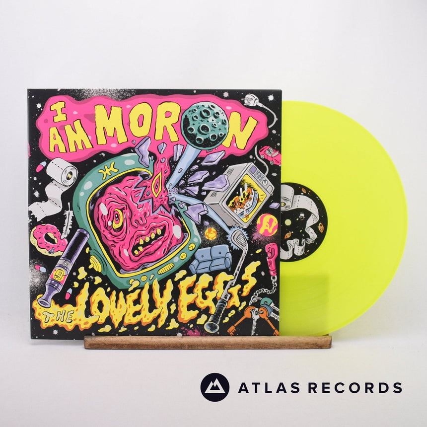 The Lovely Eggs I Am Moron LP Vinyl Record - Front Cover & Record