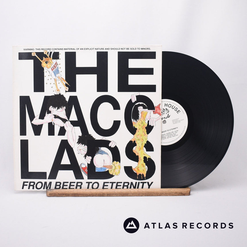 The Macc Lads From Beer To Eternity LP Vinyl Record - Front Cover & Record