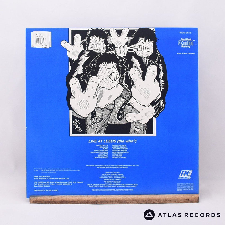 The Macc Lads - Live At Leeds (The Who?) - LP Vinyl Record - EX/EX