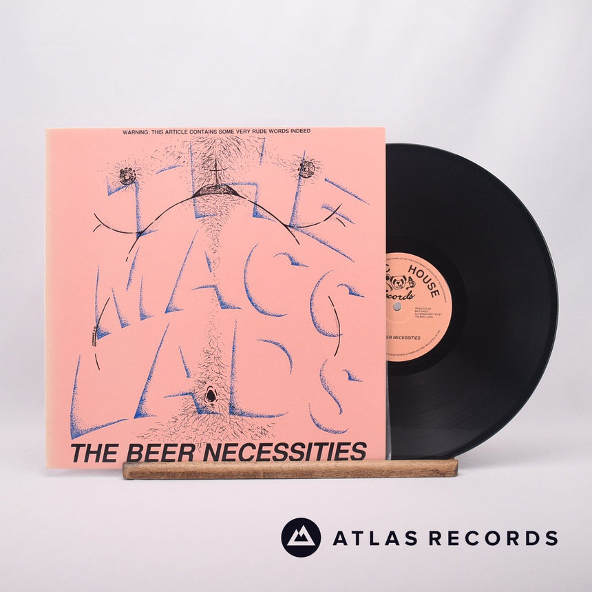 The Macc Lads The Beer Necessities LP Vinyl Record - Front Cover & Record
