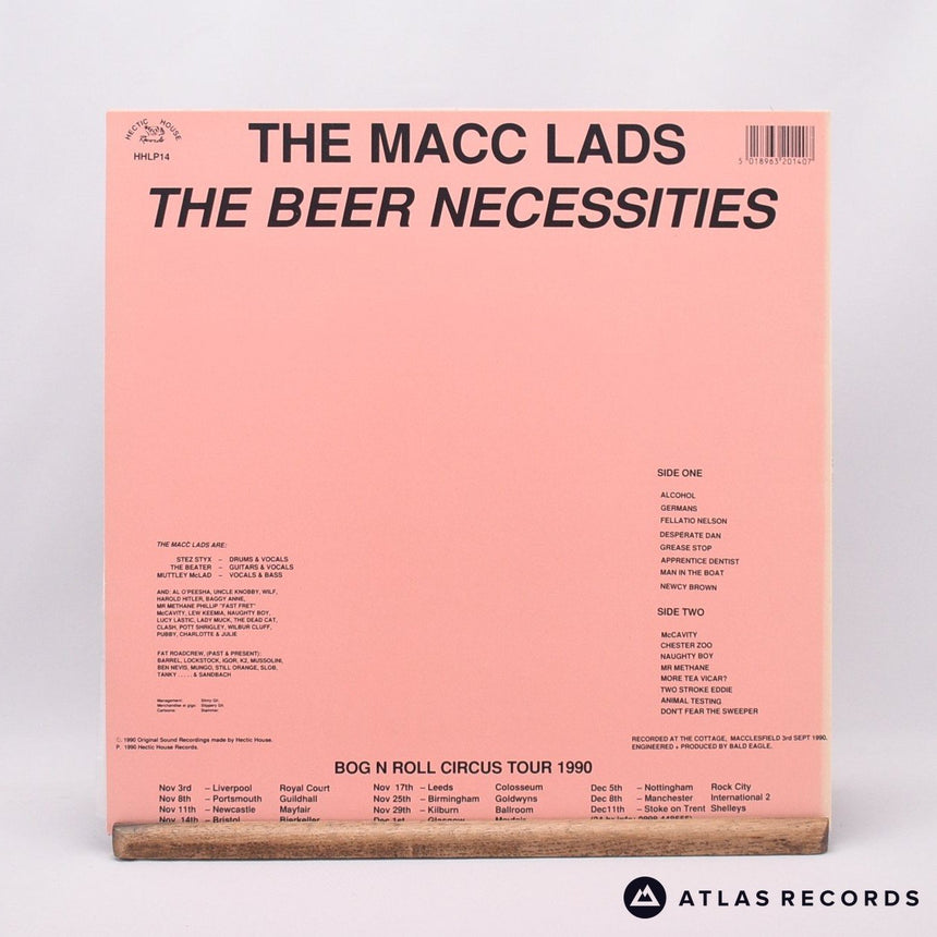 The Macc Lads - The Beer Necessities - A-1 B-1 LP Vinyl Record - EX/EX