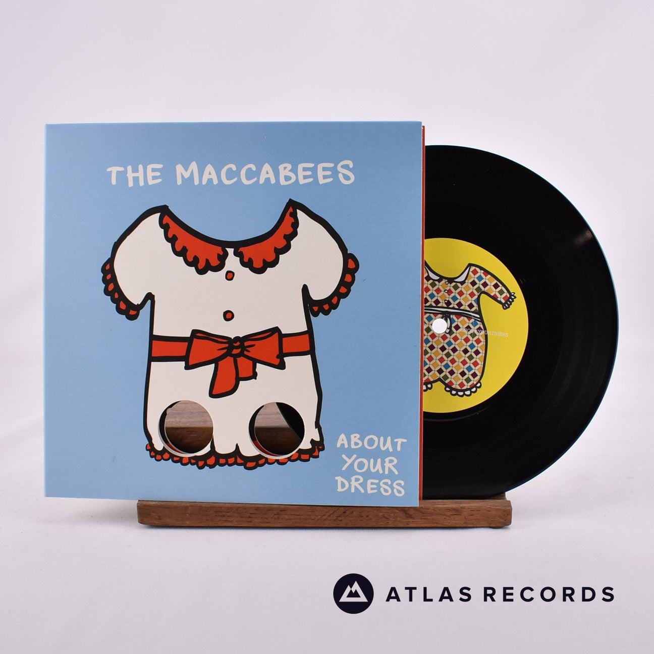 The Maccabees About Your Dress 7" Vinyl Record - Front Cover & Record