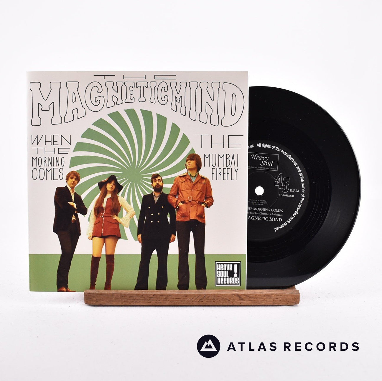 The Magnetic Mind When The Morning Comes 7" Vinyl Record - Front Cover & Record