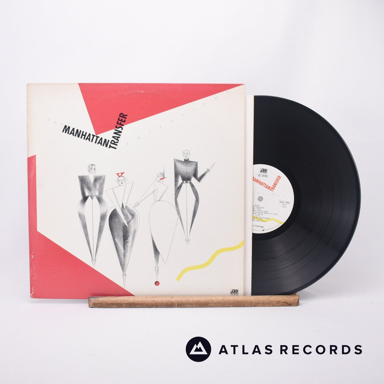 The Manhattan Transfer Extensions LP Vinyl Record - Front Cover & Record