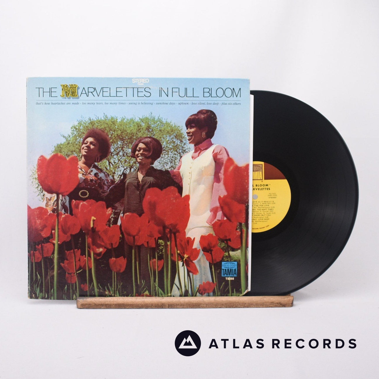 The Marvelettes In Full Bloom LP Vinyl Record - Front Cover & Record