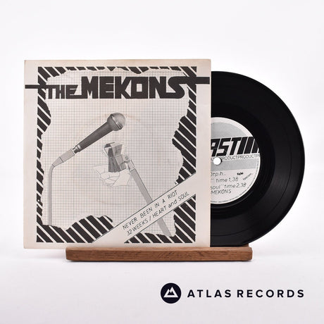 The Mekons Never Been In A Riot 7" Vinyl Record - Front Cover & Record