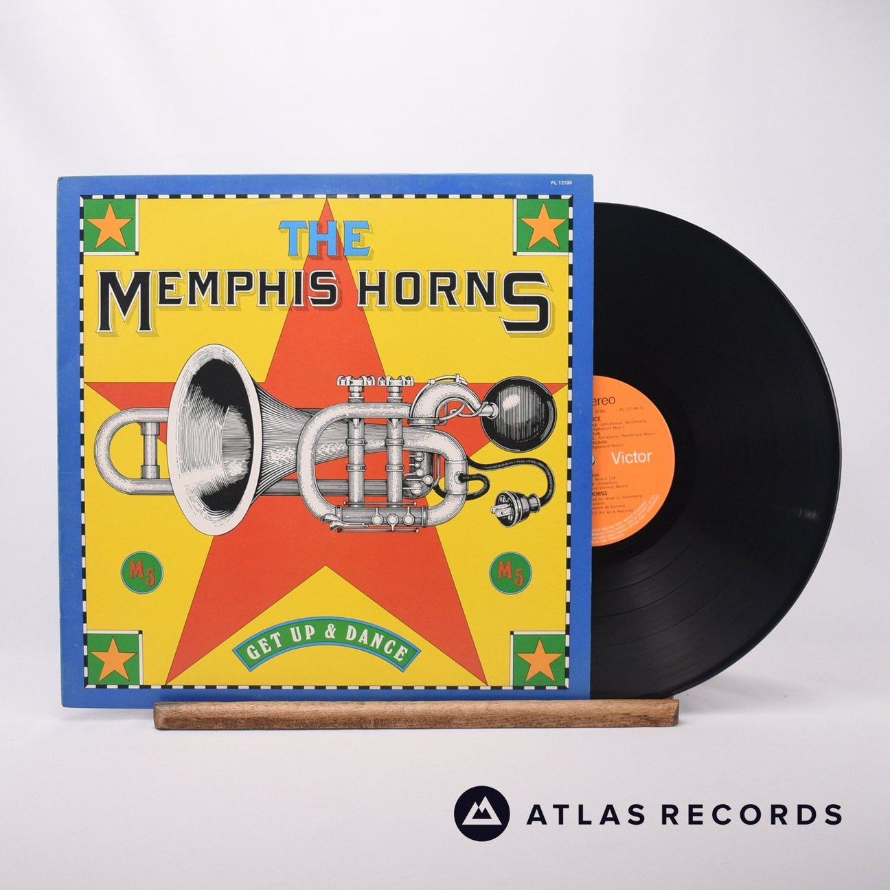 The Memphis Horns Get Up & Dance LP Vinyl Record - Front Cover & Record