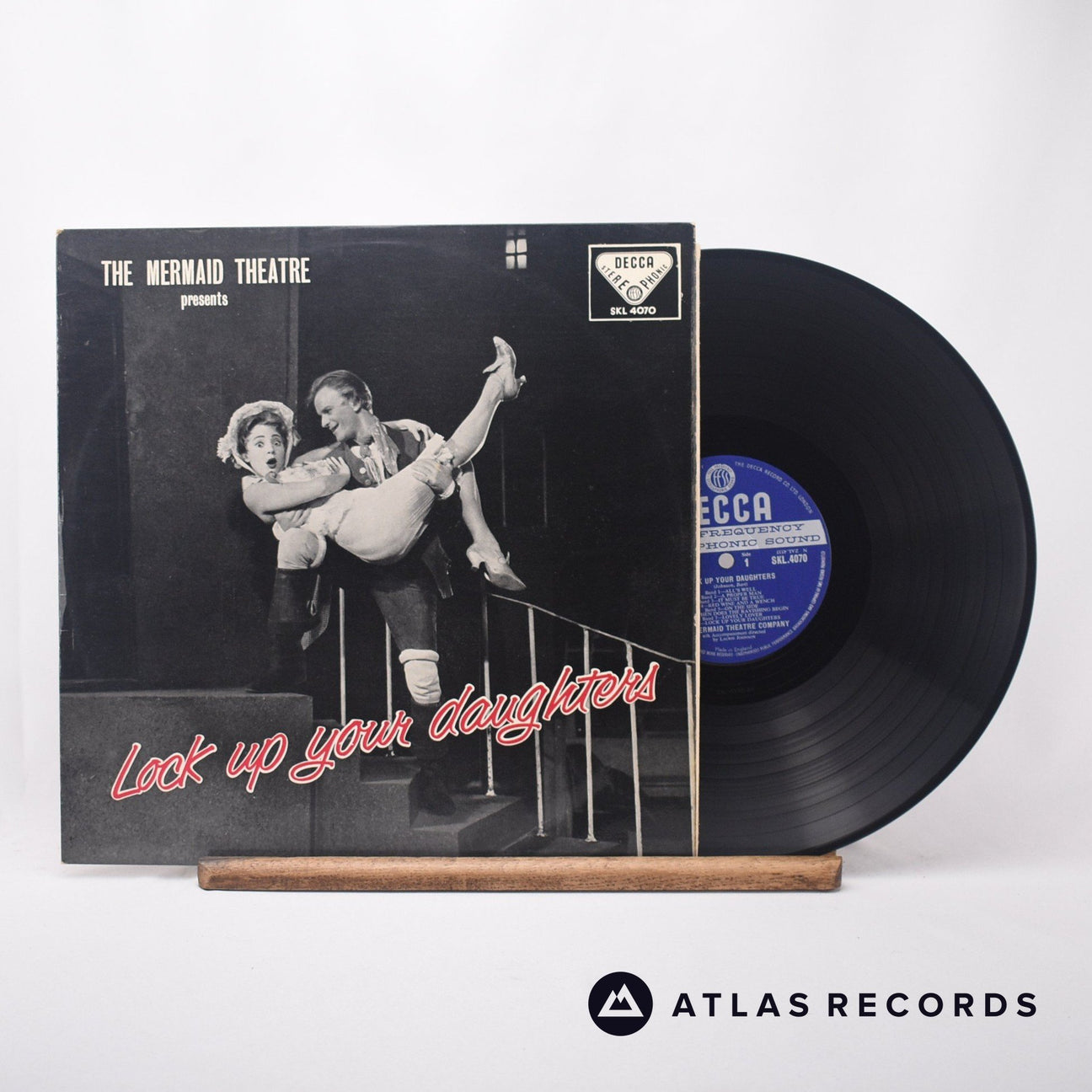 The Mermaid Theatre Company Presents -  Lock Up Your Daughters - Original Cast Recording LP Vinyl Record - Front Cover & Record