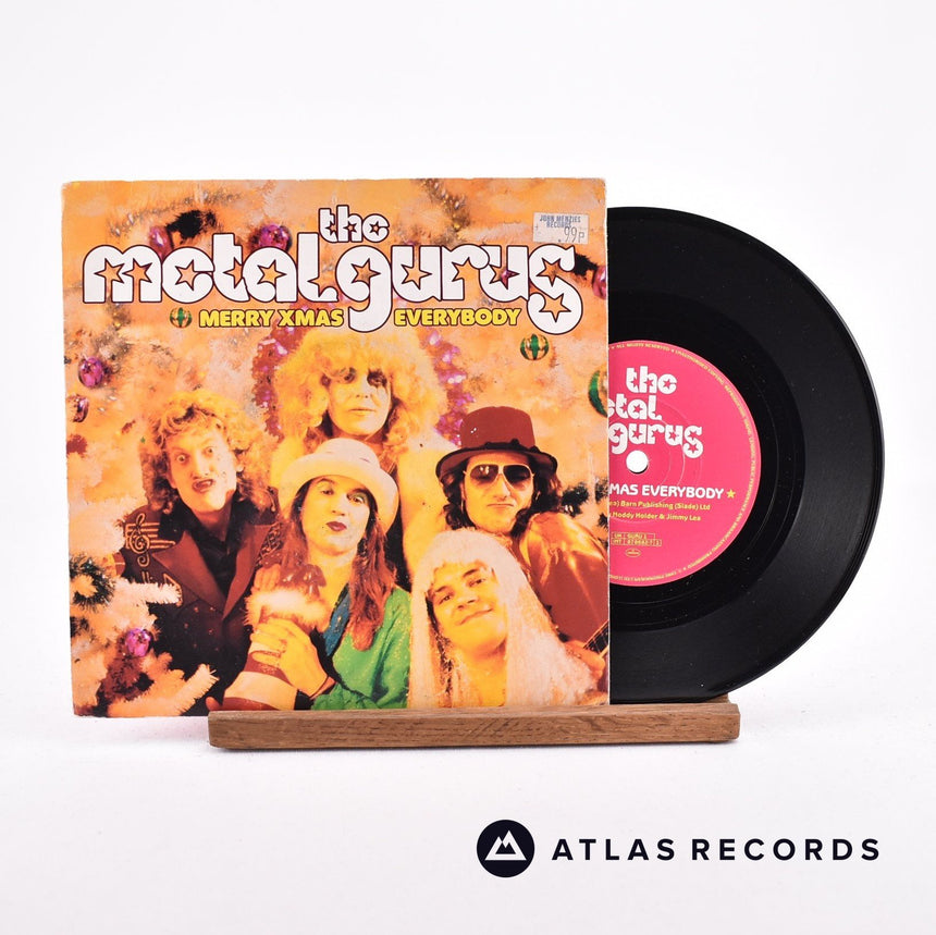 The Metal Gurus Merry Xmas Everybody 7" Vinyl Record - Front Cover & Record