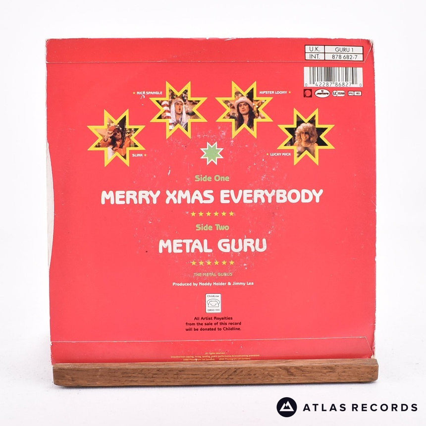 The Metal Gurus - Merry Xmas Everybody - 7" Vinyl Record - VG+/VG+