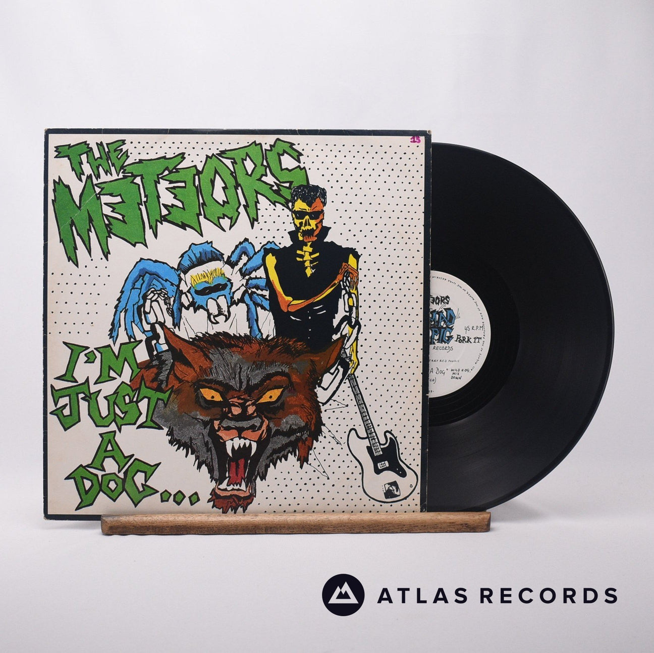 The Meteors I'm Just A Dog 12" Vinyl Record - Front Cover & Record