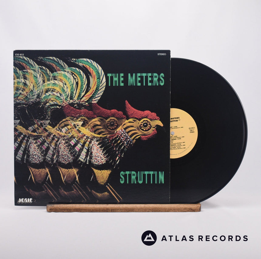 The Meters Struttin' LP Vinyl Record - Front Cover & Record