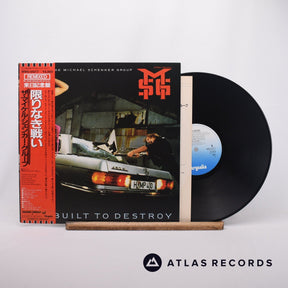 The Michael Schenker Group Built To Destroy LP Vinyl Record - Front Cover & Record