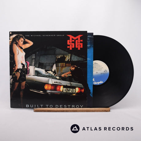 The Michael Schenker Group Built To Destroy LP Vinyl Record - Front Cover & Record