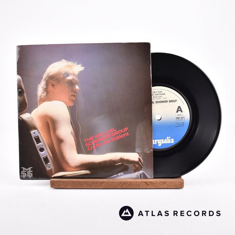 The Michael Schenker Group Cry For The Nations 7" Vinyl Record - Front Cover & Record