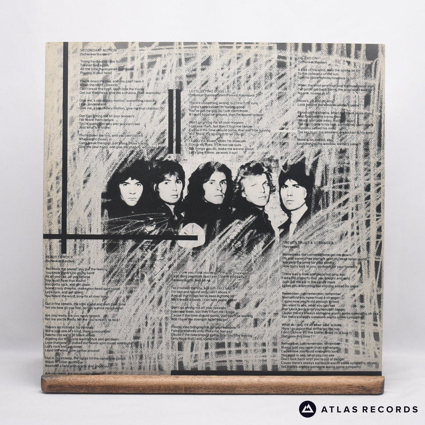 The Michael Schenker Group - MSG - Textured Sleeve LP Vinyl Record - VG+/EX