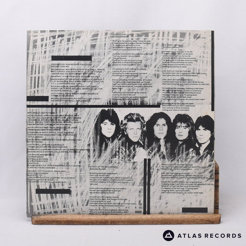 The Michael Schenker Group - MSG - Embossed Sleeve LP Vinyl Record - EX/VG+