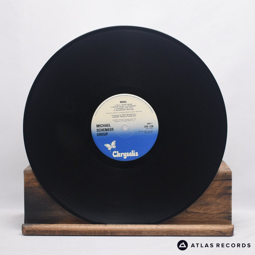 The Michael Schenker Group - MSG - Textured Sleeve LP Vinyl Record - VG+/EX