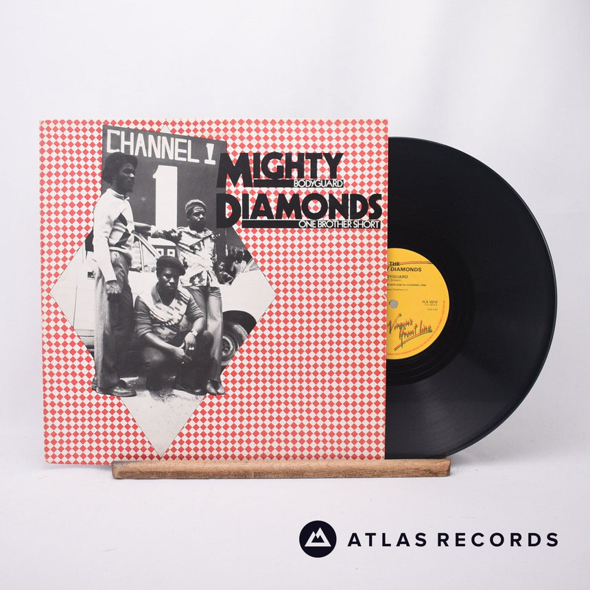 The Mighty Diamonds Bodyguard 12" Vinyl Record - Front Cover & Record