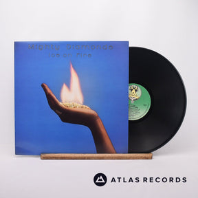 The Mighty Diamonds Ice On Fire LP Vinyl Record - Front Cover & Record
