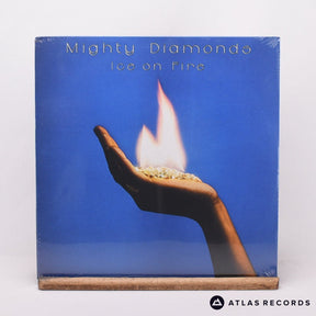 The Mighty Diamonds Ice On Fire LP Vinyl Record - Front Cover & Record