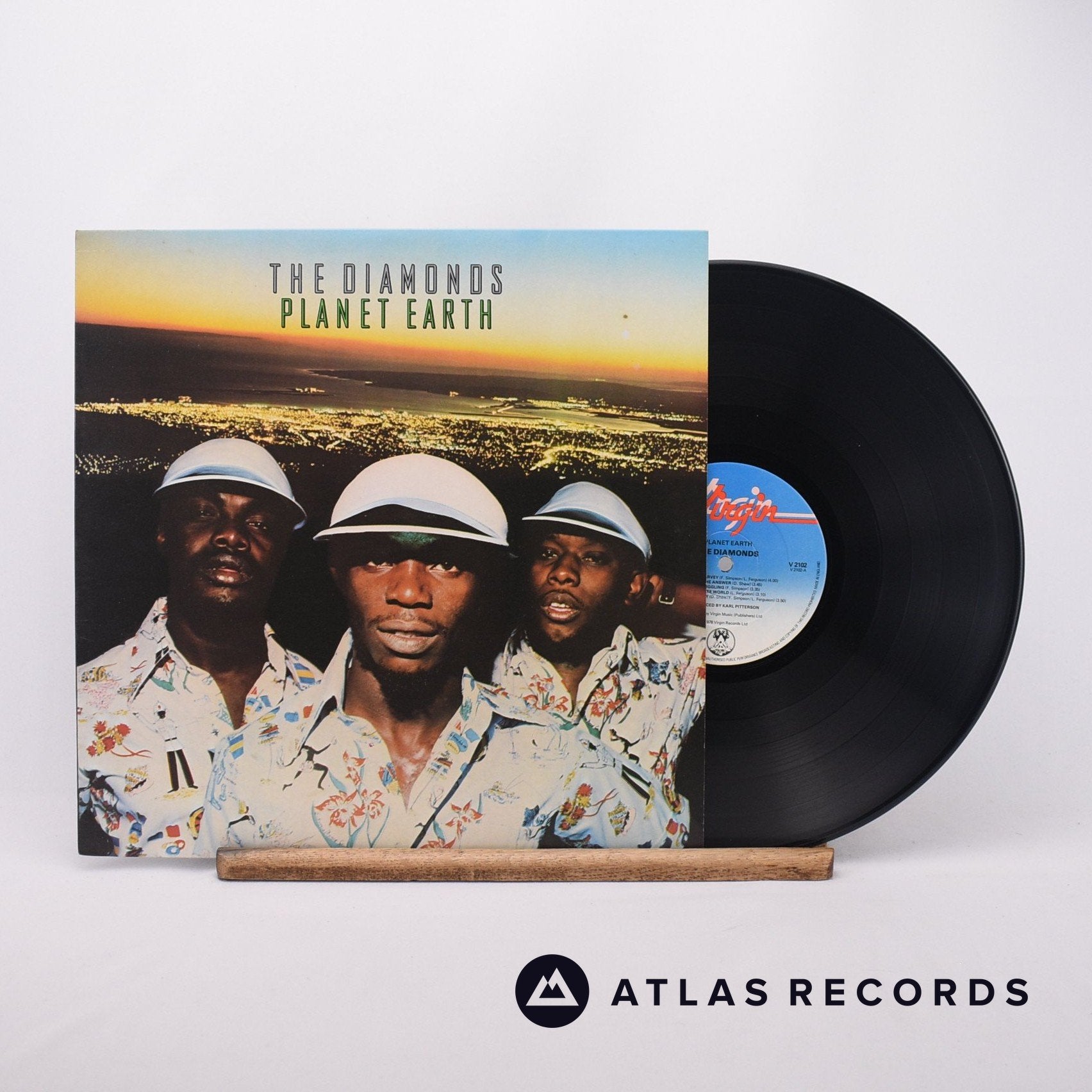 The Mighty Diamonds Planet Earth LP Vinyl Record EX/EX – Atlas Records