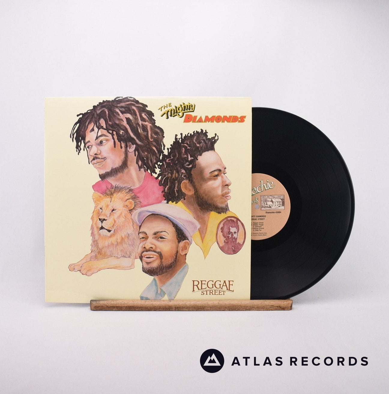 The Mighty Diamonds Reggae Street LP Vinyl Record - Front Cover & Record
