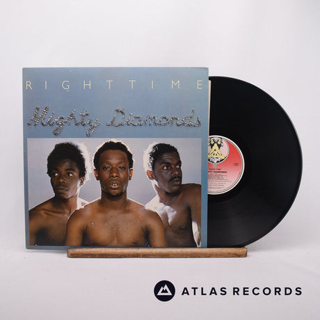 The Mighty Diamonds Right Time LP Vinyl Record - Front Cover & Record