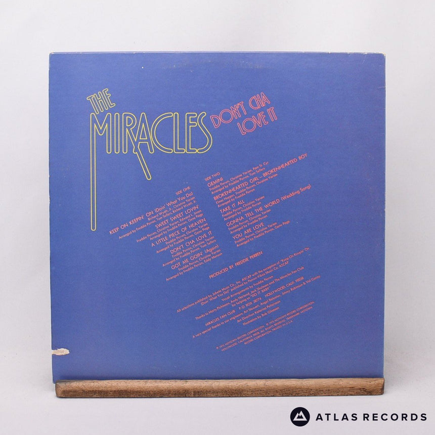 The Miracles - Don't Cha Love It - LP Vinyl Record - VG+/VG+