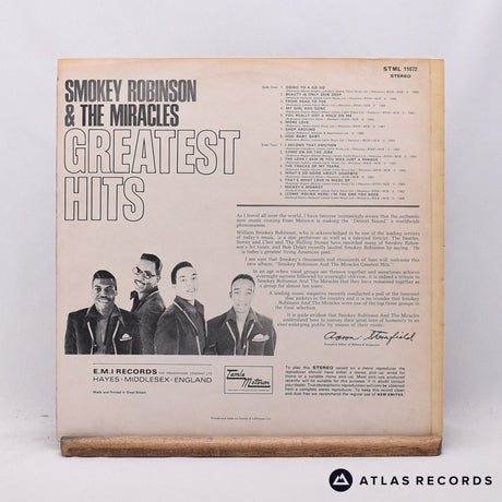 The Miracles - Greatest Hits - Reissue A-3 B-1 LP Vinyl Record - VG+/VG+