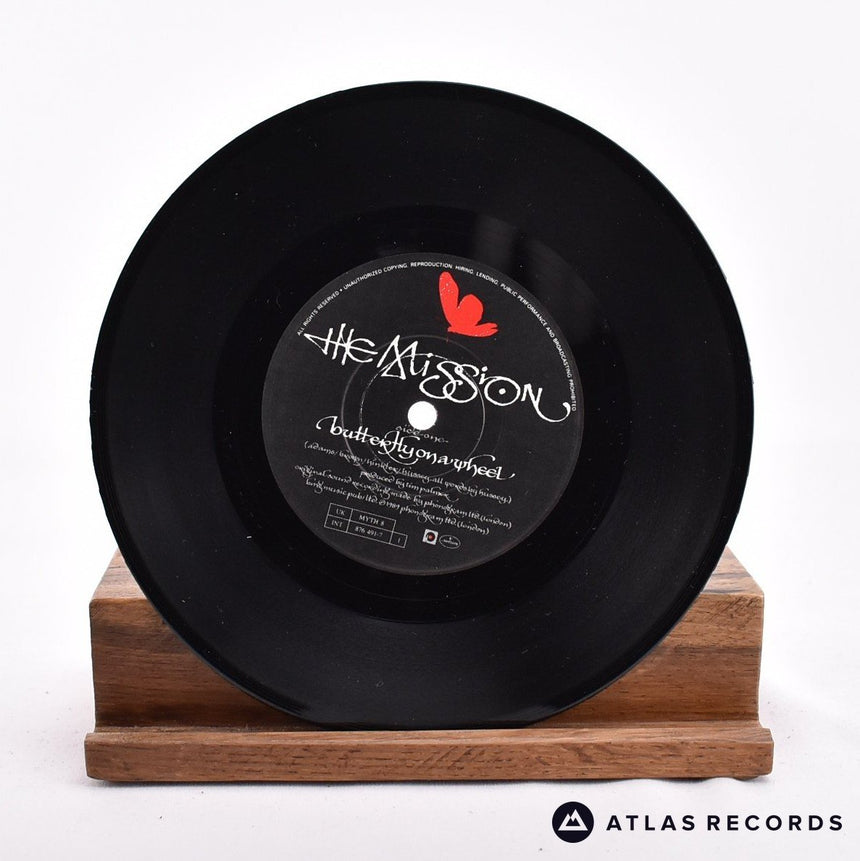 The Mission - Butterfly On A Wheel - 7" Vinyl Record - EX/EX