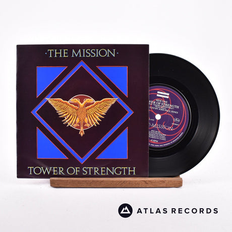 The Mission Tower Of Strength 7" Vinyl Record - Front Cover & Record