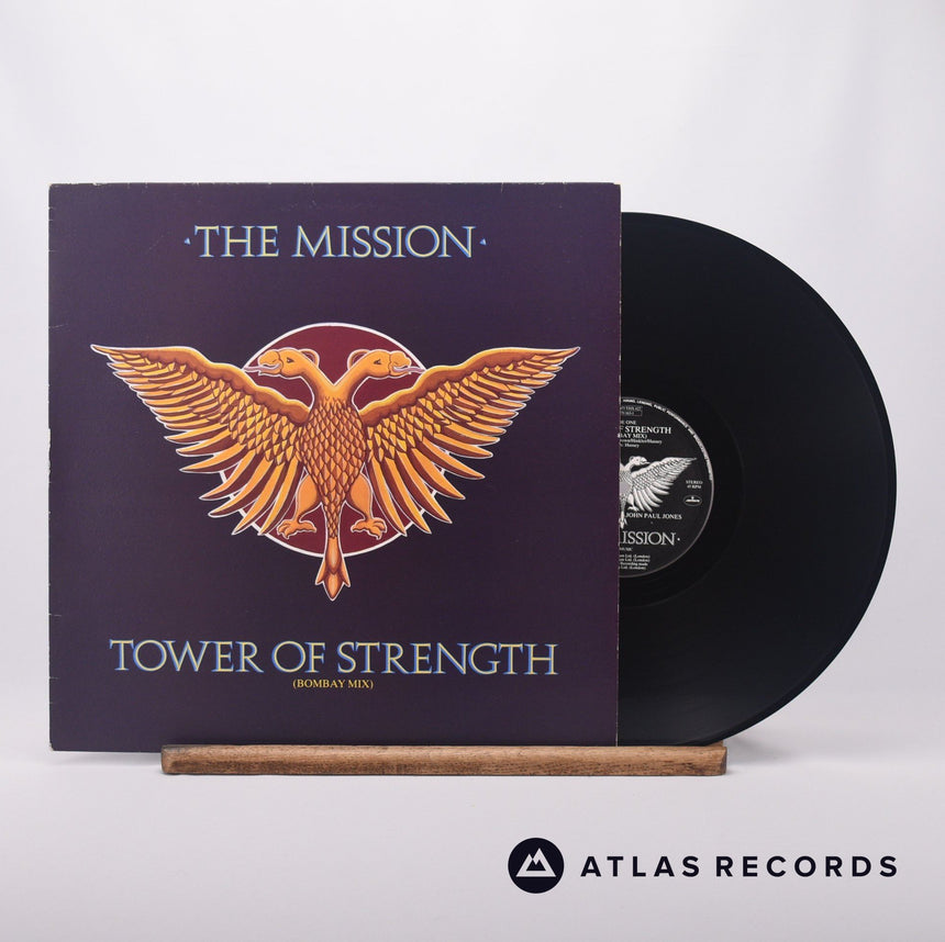 The Mission Tower Of Strength 12" Vinyl Record - Front Cover & Record