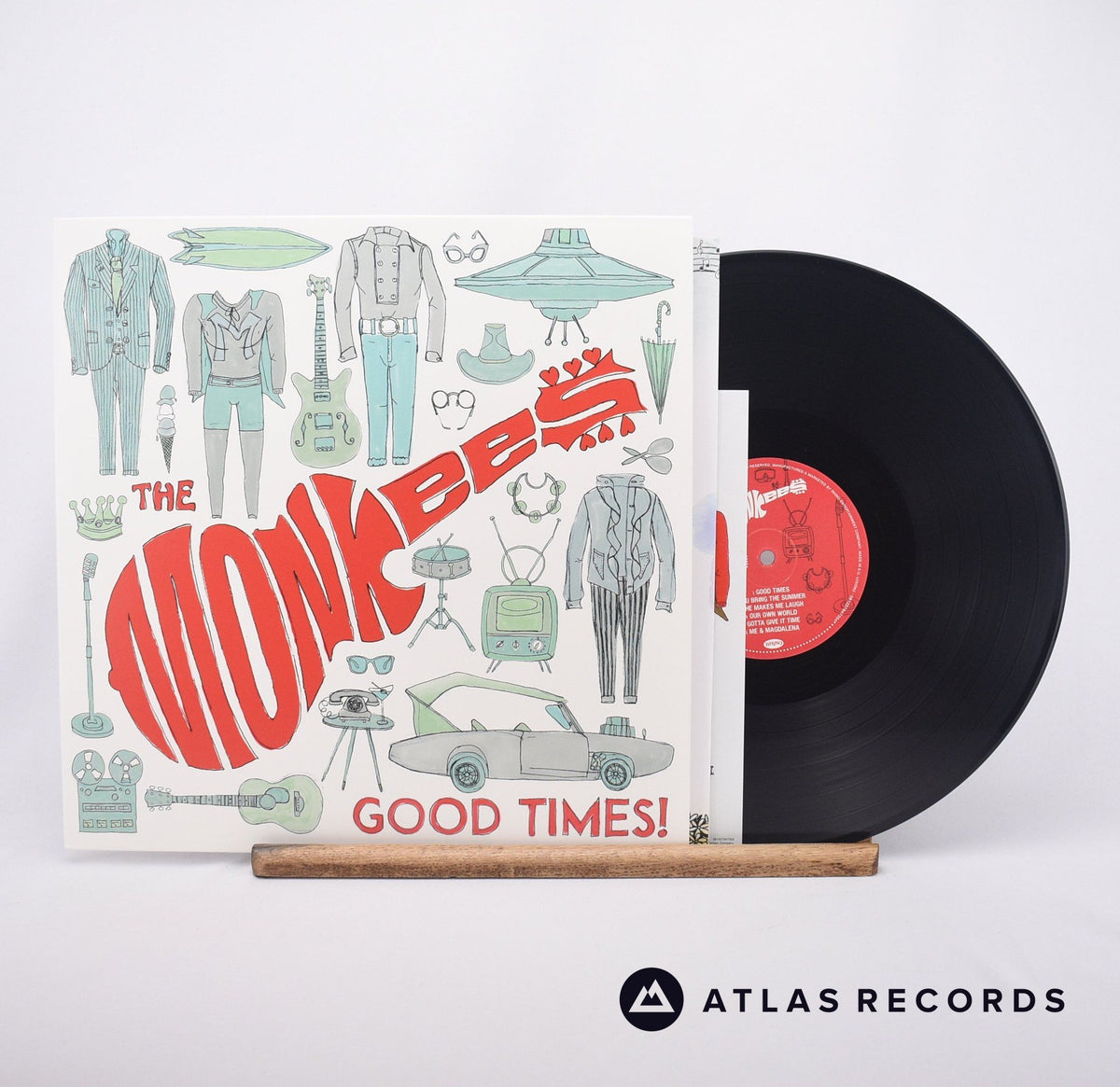 The Monkees Good Times! LP Vinyl Record - Front Cover & Record