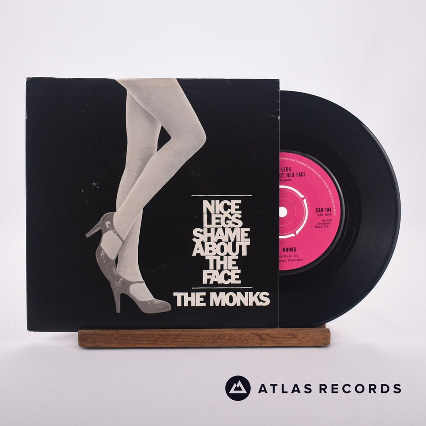 The Monks Nice Legs Shame About The Face 7" Vinyl Record - Front Cover & Record