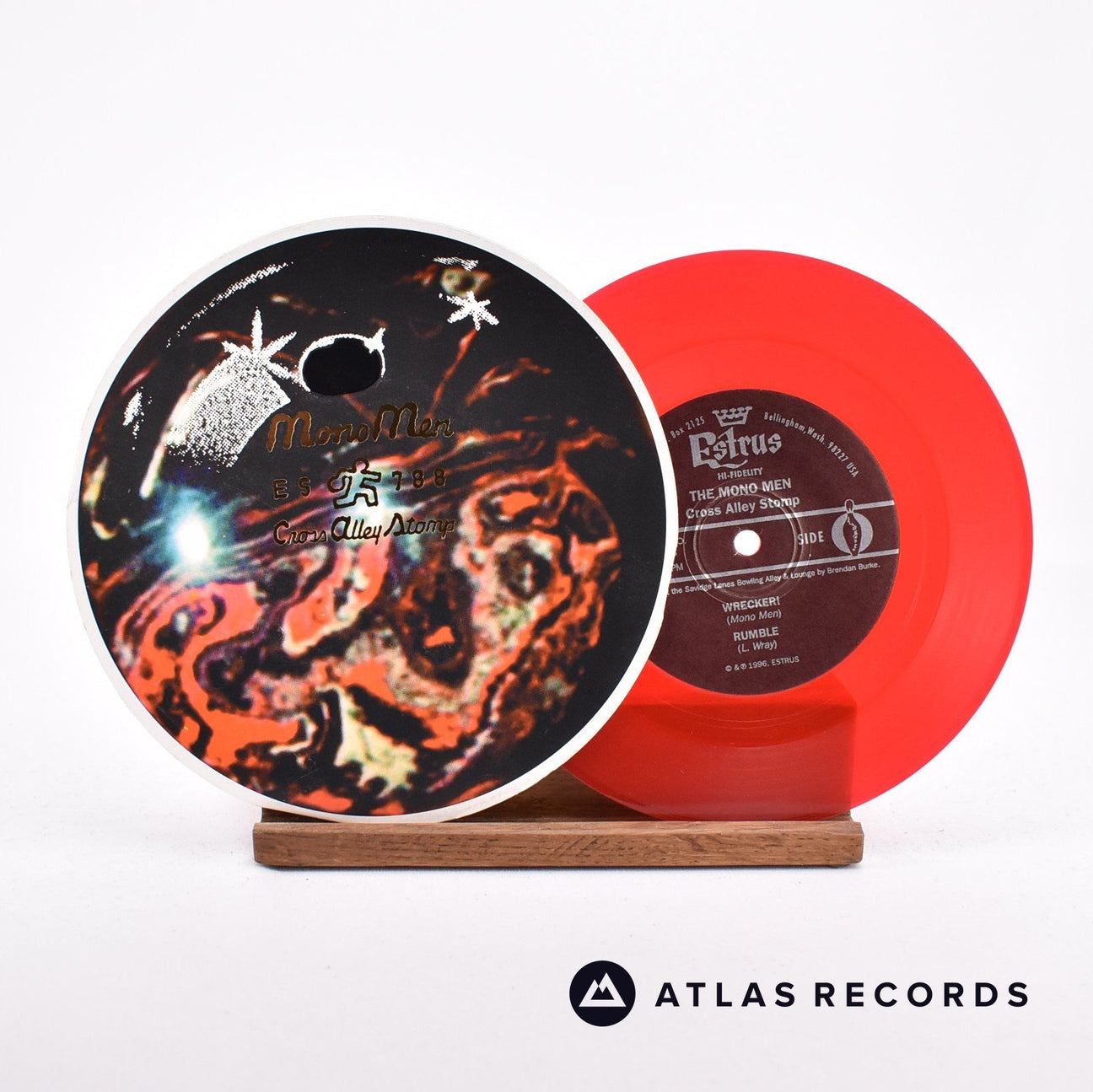 The Mono Men Cross Alley Stomp 7" Vinyl Record - Front Cover & Record