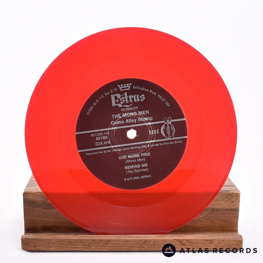 The Mono Men - Cross Alley Stomp - Red Transparent 7" EP Vinyl Record - EX/EX