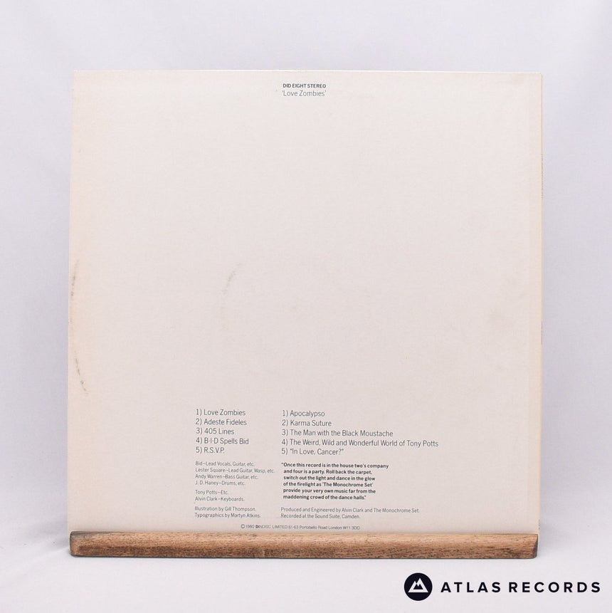 The Monochrome Set - Love Zombies - LP Vinyl Record - VG+/VG+
