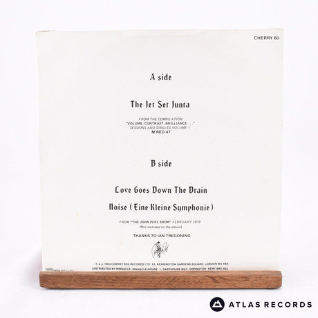 The Monochrome Set - The Jet Set Junta - 7" Vinyl Record - VG+/VG+