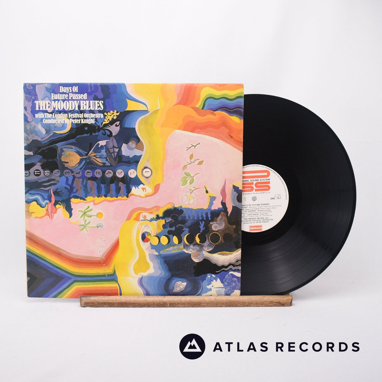 The Moody Blues Days Of Future Passed LP Vinyl Record - Front Cover & Record