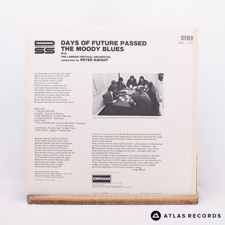 The Moody Blues - Days Of Future Passed - Repress LP Vinyl Record - EX/EX