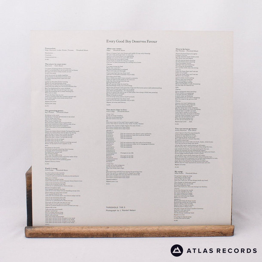 The Moody Blues - Every Good Boy Deserves Favour - LP Vinyl Record - EX/EX