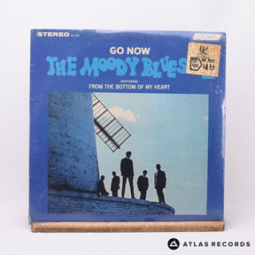 The Moody Blues Go Now - Moody Blues #1 LP Vinyl Record - Front Cover & Record