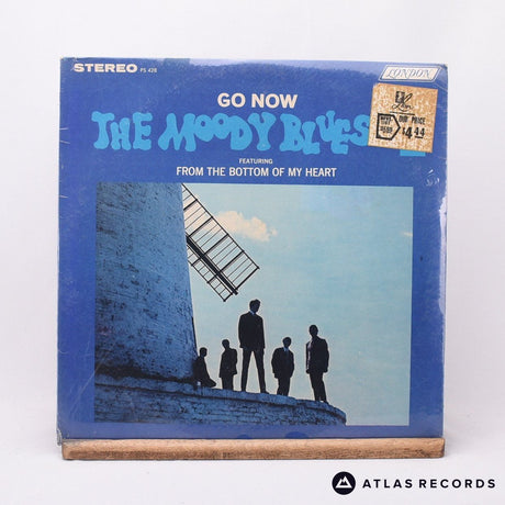The Moody Blues Go Now - Moody Blues #1 LP Vinyl Record - Front Cover & Record