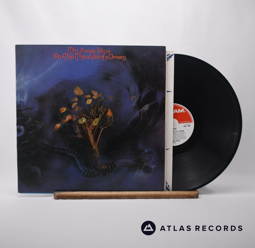 The Moody Blues On The Threshold Of A Dream LP Vinyl Record - Front Cover & Record