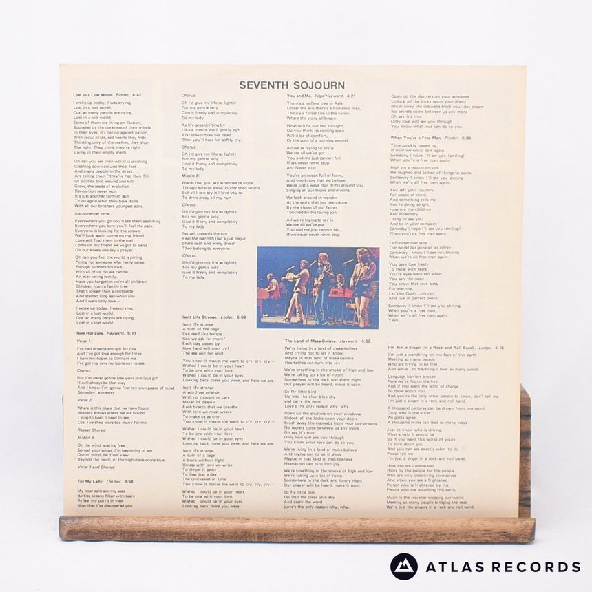 The Moody Blues - Seventh Sojourn - Insert Gatefold LP Vinyl Record - VG+/EX