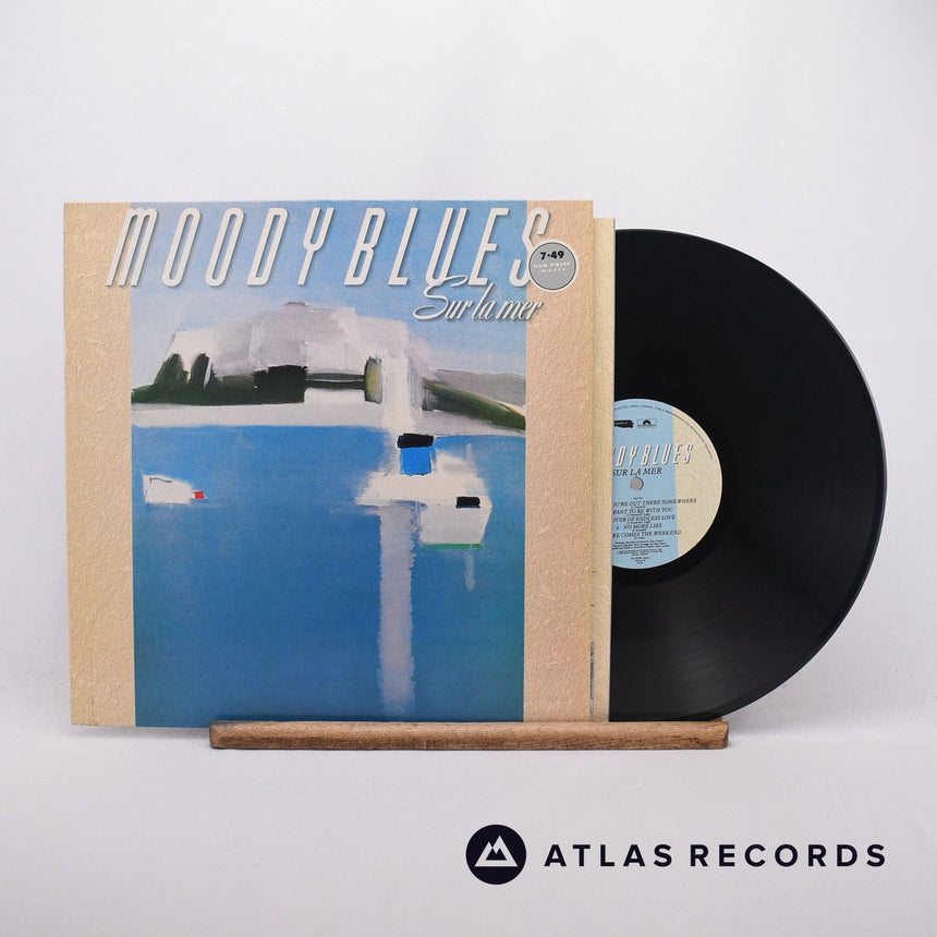 The Moody Blues Sur La Mer LP Vinyl Record - Front Cover & Record