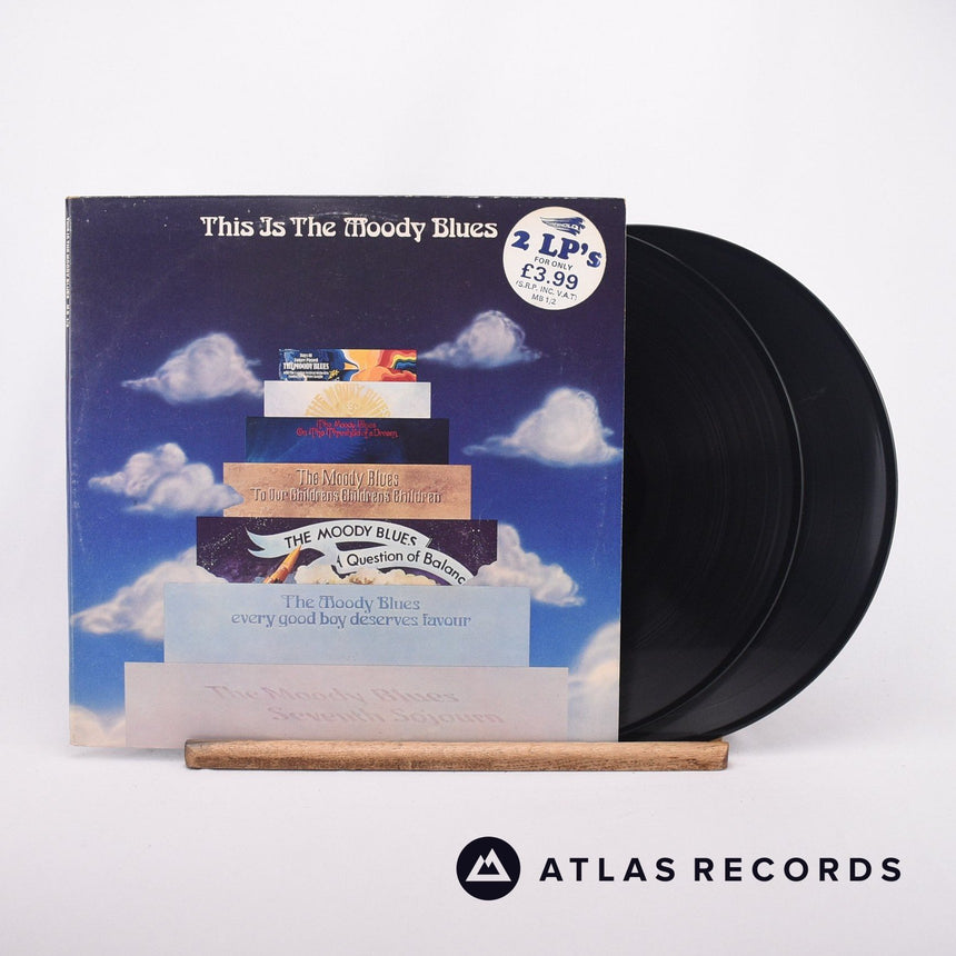 The Moody Blues This Is The Moody Blues 2 x LP Vinyl Record - Front Cover & Record