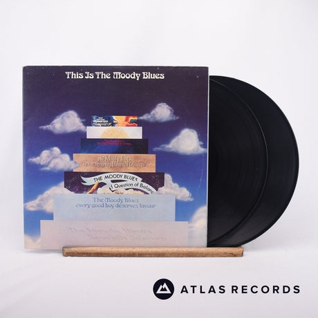 The Moody Blues This Is The Moody Blues 2 x LP Vinyl Record - Front Cover & Record